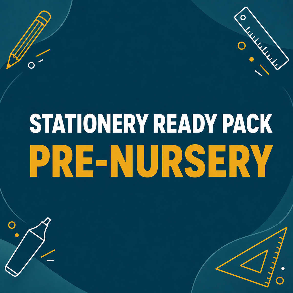 Stationery Ready Pack - Pre-Nursery
