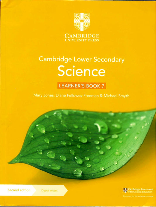 Cambridge Lower Secondary Science Learner's Book 7 with Digital Access (1 Year)