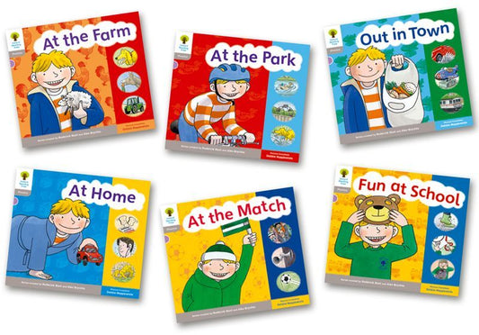 Floppy's Phonics Sounds and letters Books Stage 1 Mixed Pack of 6